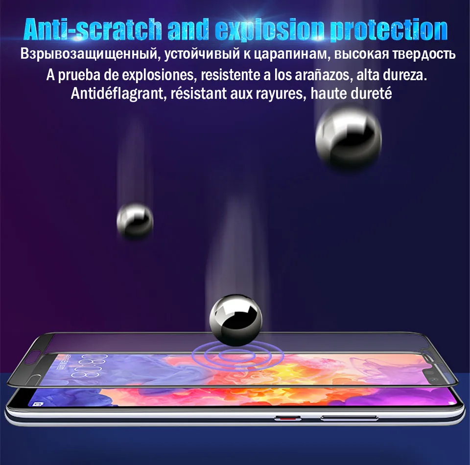 9D изогнутое закаленное стекло для huawei P30 P20 Pro Lite Защита экрана для Huwei mate 20 10 Lite Pro P Smart стеклянная пленка