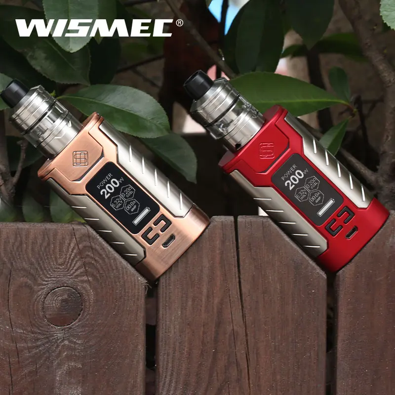 Оригинальный Wismec Sinuous FJ200 комплект с атомайзер разделитель 2 мл/4 мл бак встроенный