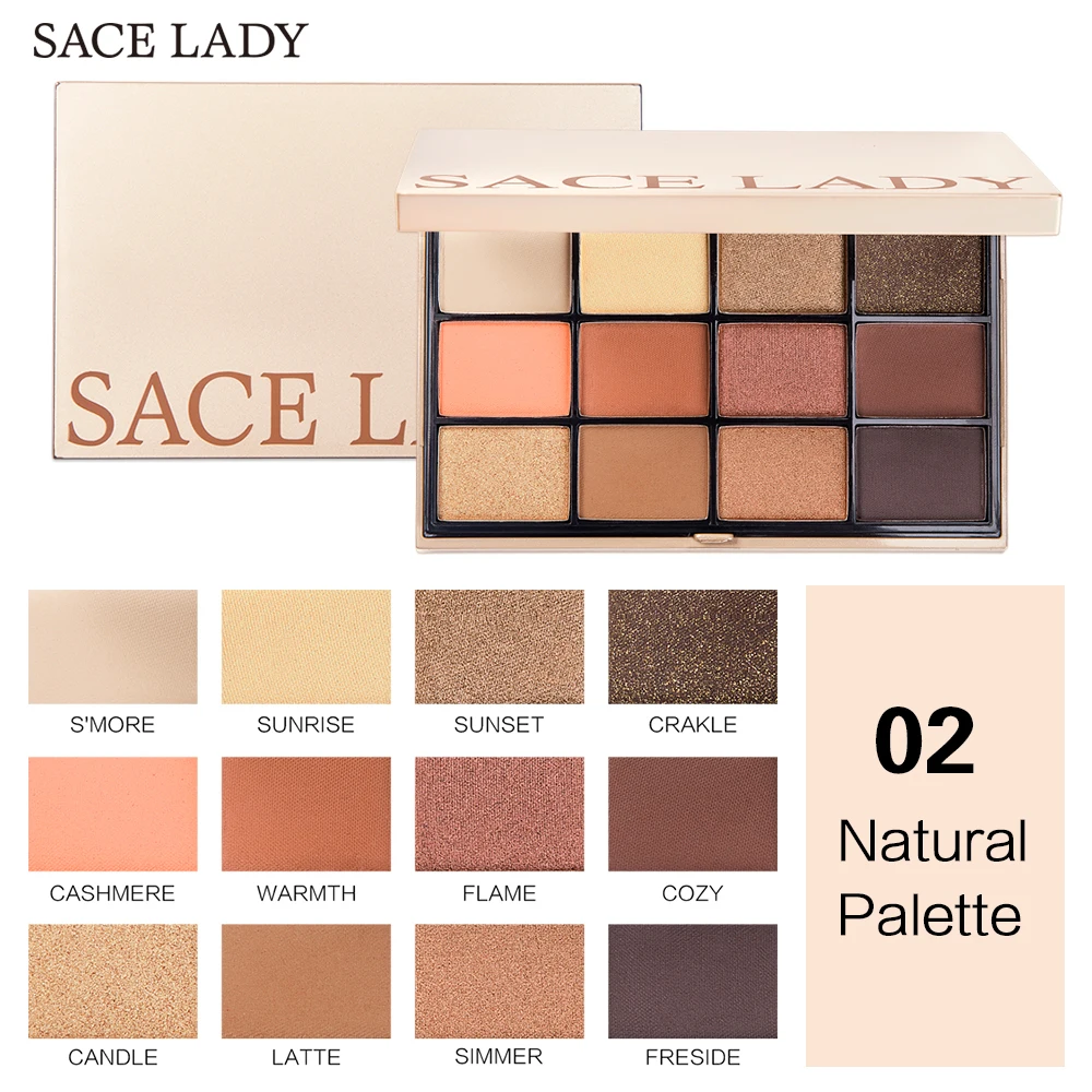 SACE LADY Мерцающая новая палитра теней для век макияж блестящие тени Палитра