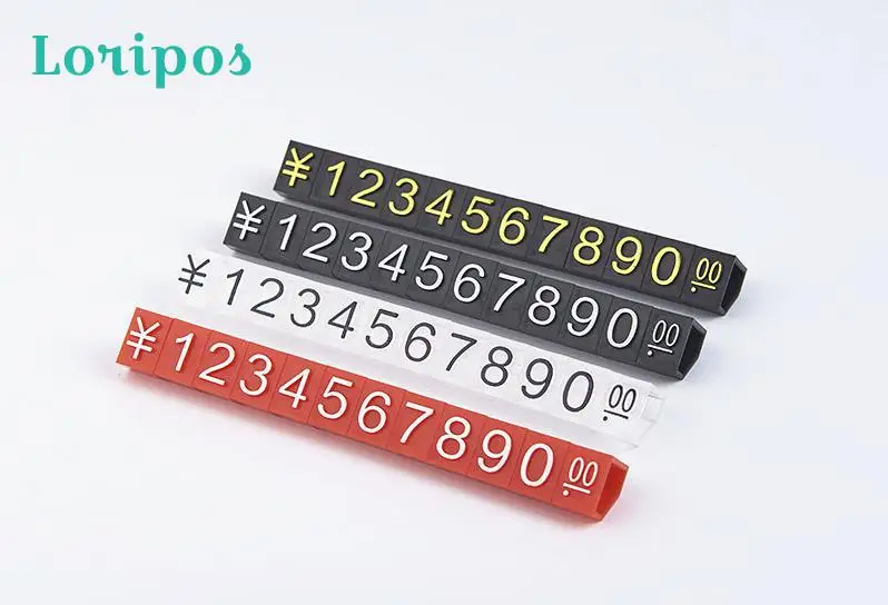 Ценовая этикетка маркер ручной работы фарфор пятиугольник ценовой блок номер