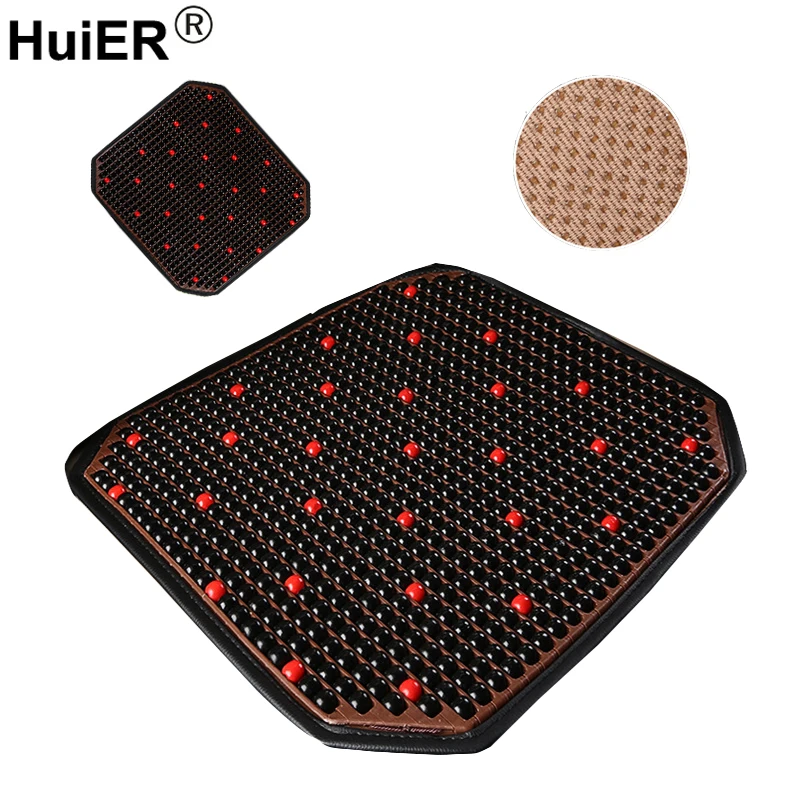 値段 Huier 4 季節ユニバーサルカーシートクッションノンスリップ高正方形スタイルシートマットプロテクターカースタイリング自動車のシートカバー