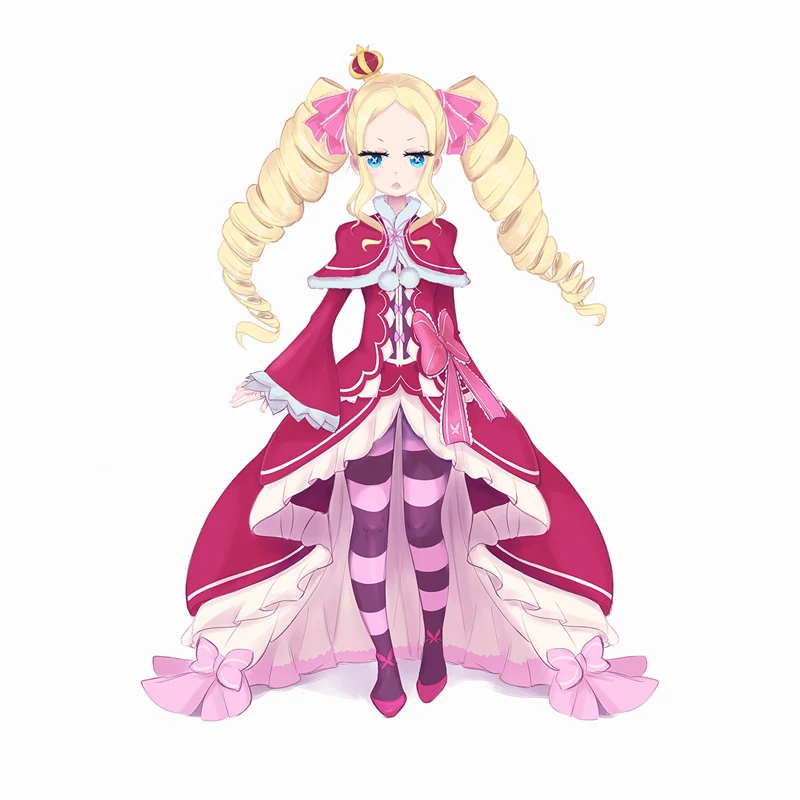 Re: Zero Kara Hajimeru Isekai Seikatsu beатрис жизнь в другом мире от Косплей Хэллоуин платье с
