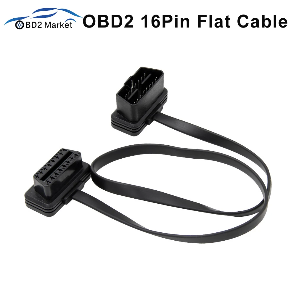 Кабель удлинитель elm327 v1.5 v2.1 16 контактный разъем OBD2 штекер гнездо диагностический