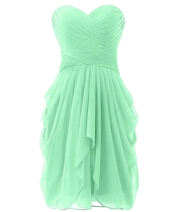 Лавандовое платье для подружки невесты короткие шифоновые платья без бретелек с