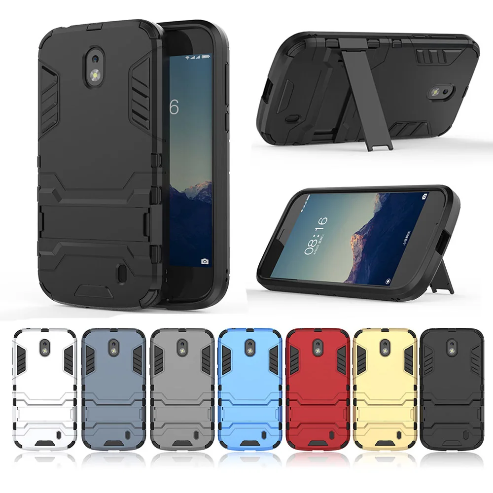 Новый чехол для Nokia 1 2018 Чехол Броня держатель Чехлы мобильных телефонов Защита