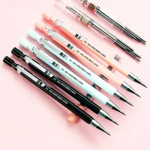 Карандаши механические карамельных цветов 2,0 мм, карандаши Каваий для письма, подарок для детей, школьные принадлежности, запасные экзамена, корейские канцелярские принадлежности