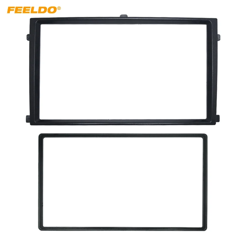 FEELDO Car 2DIN лицевая рамка панель для Ssangyong Rexton 2007 + стерео интерфейс CD/DVD/Radio Fascia в