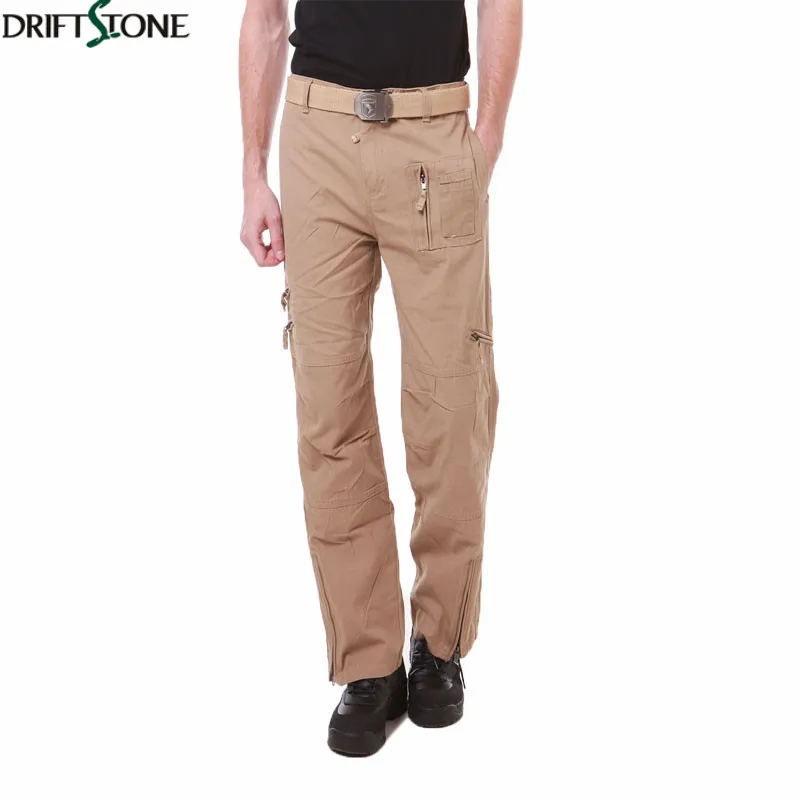 Khaki Мужские тактические брюки карго 101 Airborne, военные армейские брюки, хлопок, много карманов, военная форма, брюки, мужские повседневные брюки карго - Цвет: Khaki