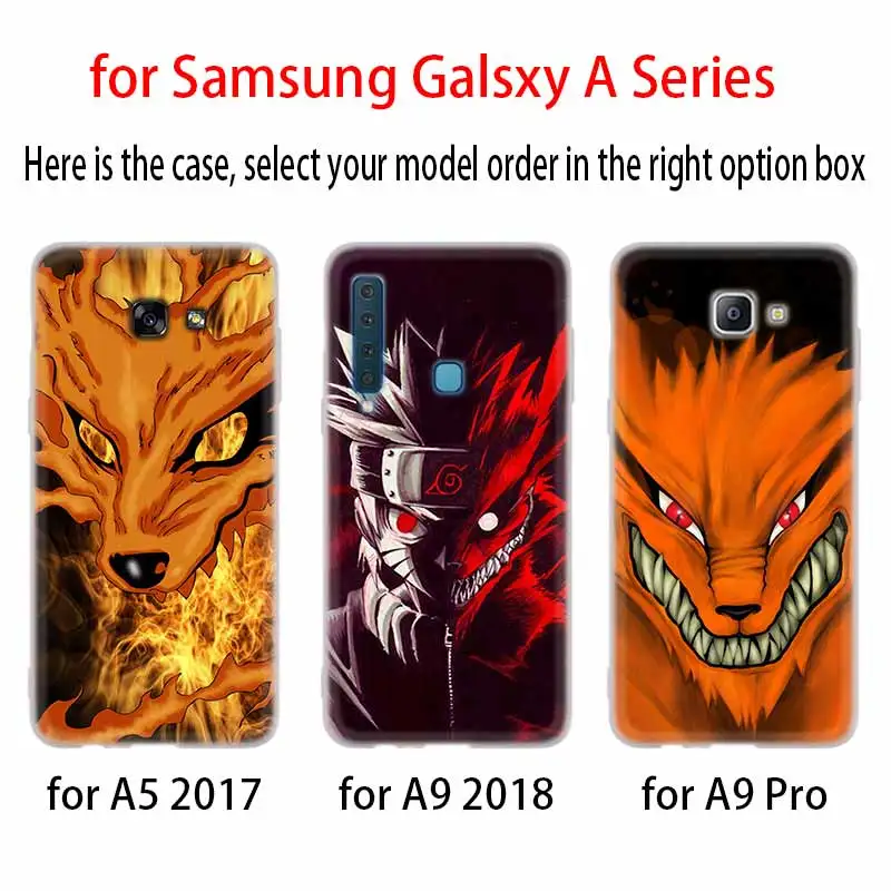 Cover Silicone Case For Samsung Galaxy A42 A52 A72 A32 A12 A71 A51 A70 A50 A20 A30 A20S A21S A50S A6 A7 A8 2018 nine tailed fox | Мобильные