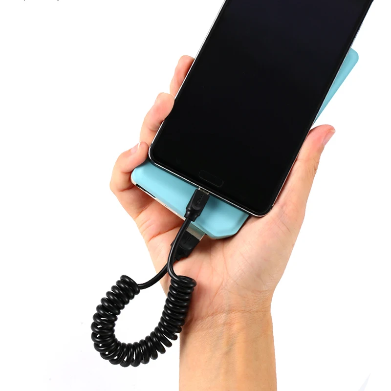 Выдвижной пружинный usb кабель Remax типа c 2 4 А для быстрой зарядки Xiaomi Mi 5 USB C кабели