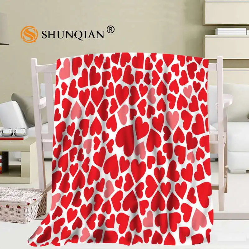 

Custom Heart Shaped Blanket Soft DIY Picture Decoration Bedroom Size 56x80Inch,50X60Inch,40X50Inch A7.10