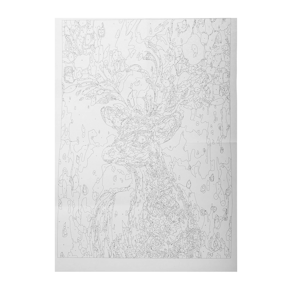 Painting By Numbers Frameworks coloring Deer Pictures Home Decor canvas painting by numbers Decorations Modular pictures | Дом и сад