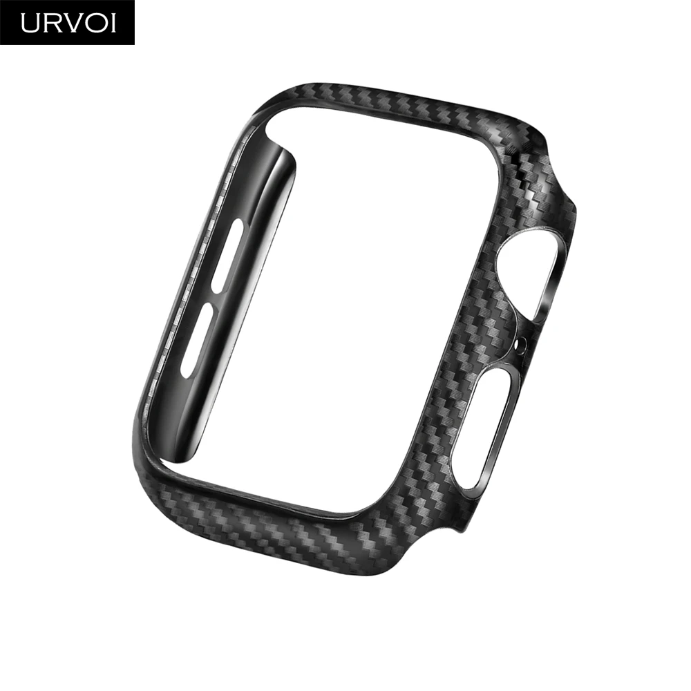 Чехол URVOI для Apple Watch series 6 SE 5 4 3 пластиковый бампер из стеклопластика протектор