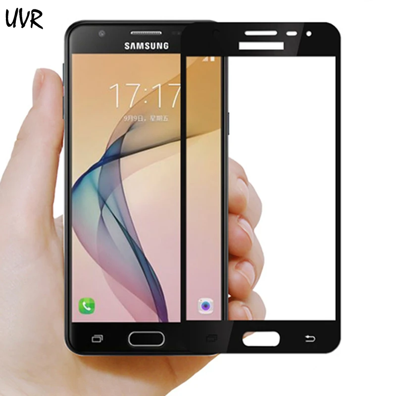 Черное белое золотое красочное закаленное стекло для Samsung Galaxy J3 J7 J5 2016 2017 Защитная
