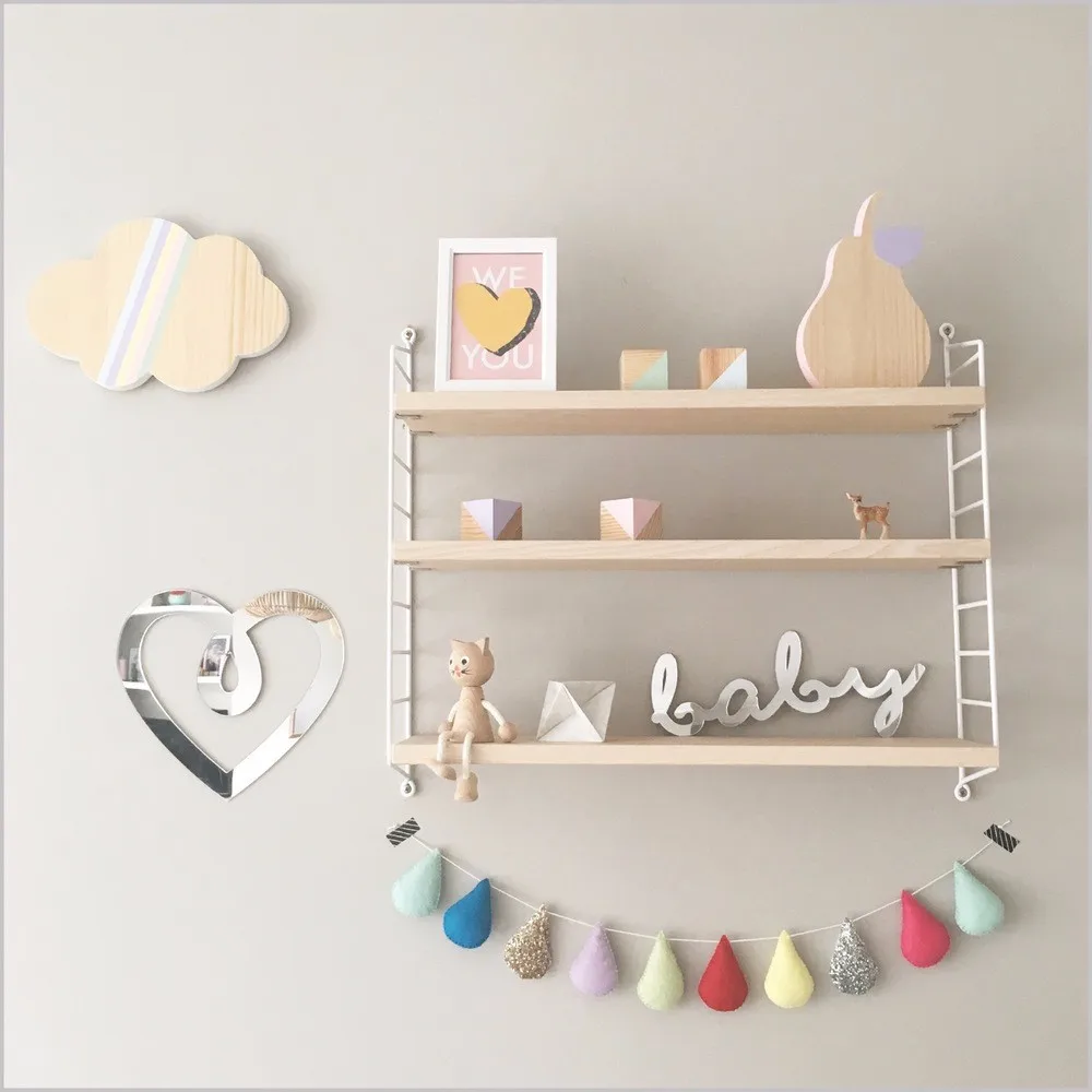 Детская Наклейка на стену для детской комнаты Настенная легко вырезанная