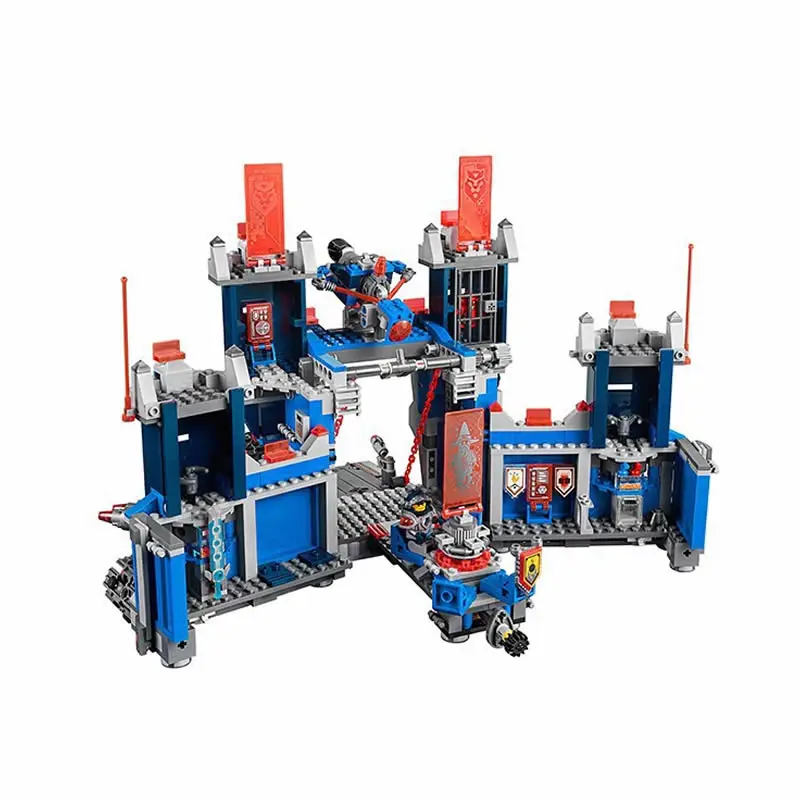 Бела 10490 1164 шт. Рыцари Fortrex кодовый замок глины Аарон лиса Building Block совместимые 70317