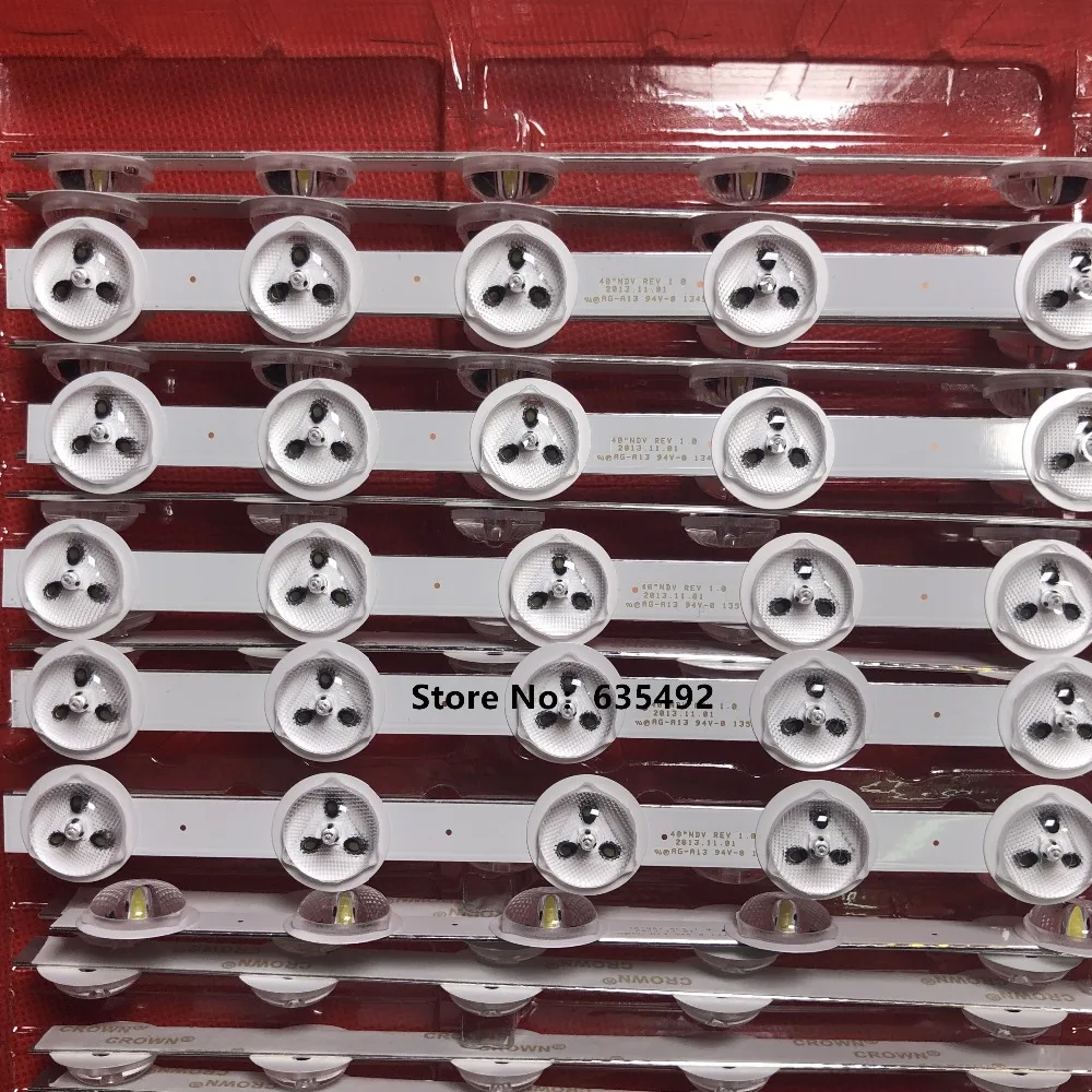 Светодиодный подсветка полосы 4" 39" ндв REV1.0 ABC для гс HIBA 40L3433DG VESTELVES390UNDC-01 VES400UNDS-02 VES400UNDC-01 VES400UNDS-02