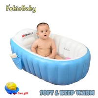 portable bathtub inflatable bath tub child tub cushion warm winner keep warm folding portable bathtub with air pump free gift