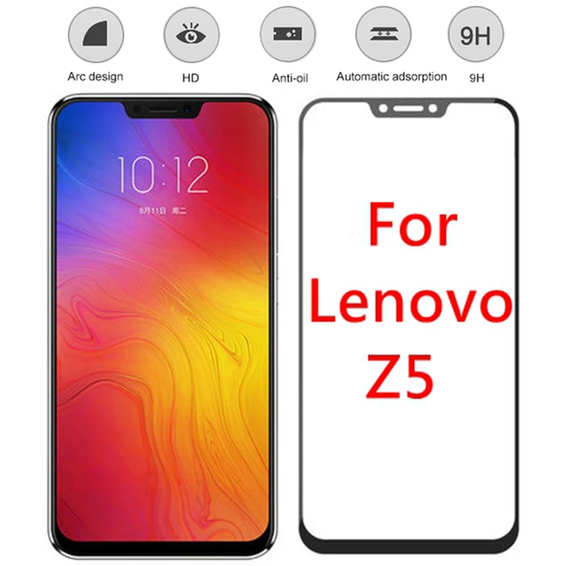 Закаленное стекло для lenovo Z5 защита экрана lenovo Z5S L78071 закаленное стекло для lenovo Z5 L78011 Z 5 Защитная пленка полная