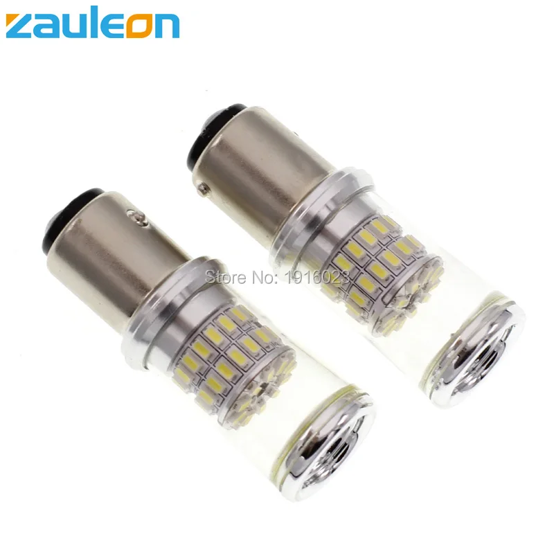 Zauleon 2 шт. 1157 P21/5 Вт Светодиодный светильник высокой мощности BAY15D Белый DRL задний