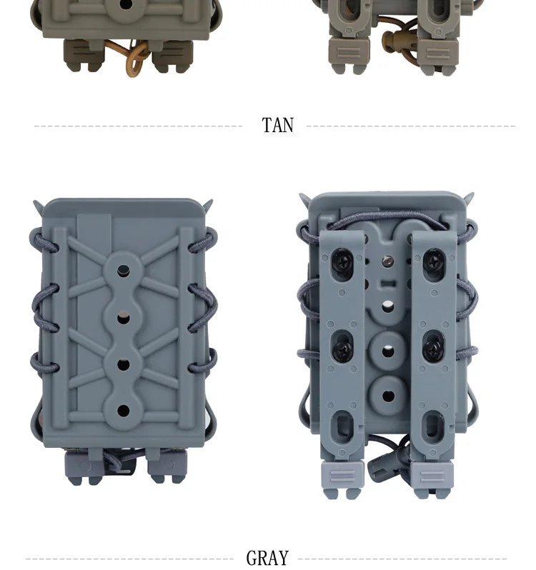 Три солдата тактические Alien Molle M4 Журнал мешки для 5,56/7,62 шнур расширяемые армейские Охотничьи аксессуары