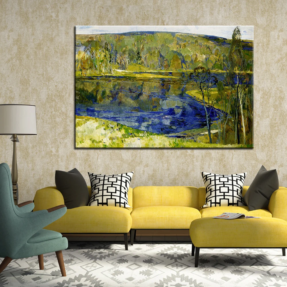 Картина Винсента Ван Гога ручной работы копия импрессиониста пейзаж озера