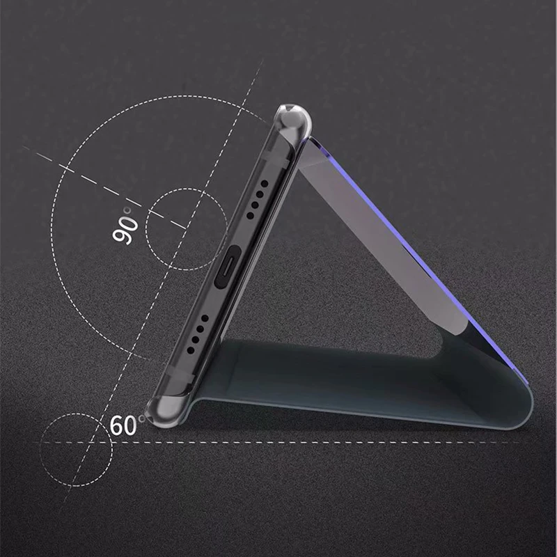 Зеркальный кожаный флип-чехол для Samsung Galaxy S10 Lite 9 S8 Plus S7 Edge Note A8 A6 S A7 A5 J8 J2 Pro 2018 J7 J5 2017