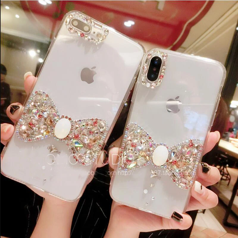 Чехол для мобильного телефона iPhone 11 Pro X XS Max XR 6 6s 7 8 плюс 5 5s SE 4 4s со стразами чехол и