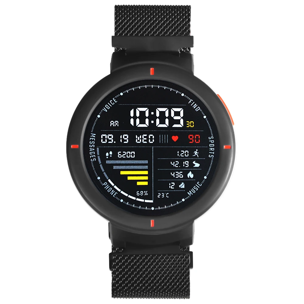 Металлический браслет Миланская петля для часов Xiaomi Huami Amazfit Verge 3 ремешок