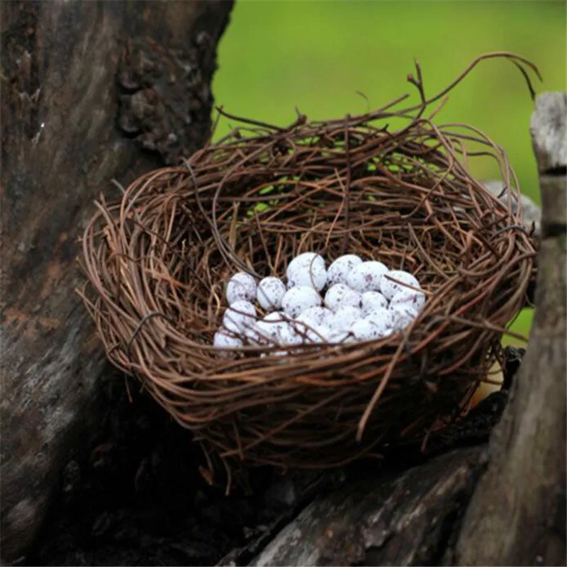 10 шт. искусственное гнездо птичьи яйца миниатюрный Сказочный Сад домашнее
