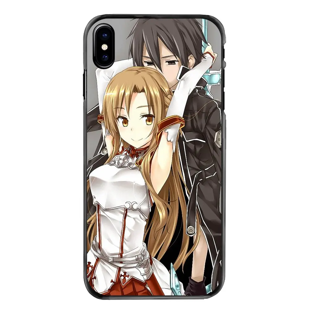 For Samsung Galaxy A3 A5 A7 A8 J1 J2 J3 J5 J7 Prime 2015 2016 2017 Sword Art Online Kirito Asuna SAO Japan Anime Phone Cases |
