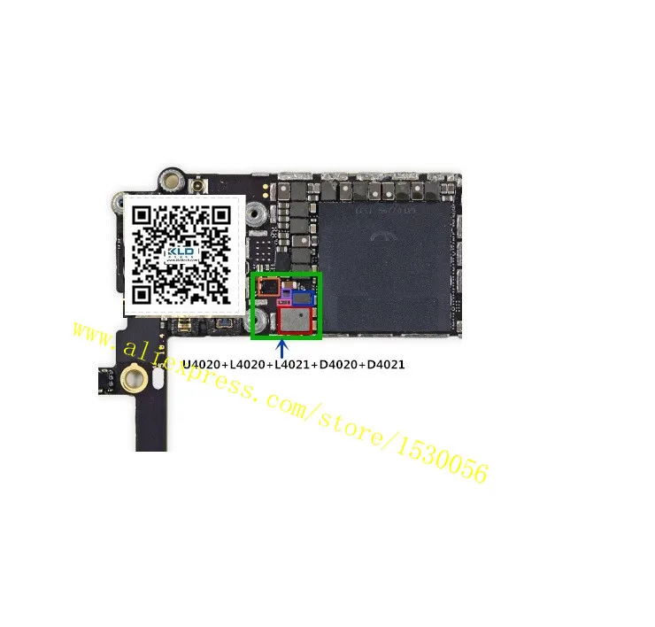 

for iphone 6s backlight ic U4020 + Coil L4020,L4021 +Diode D4020, D4021+Capacitor C4023,C4021+Filter FL4211 4212 4213