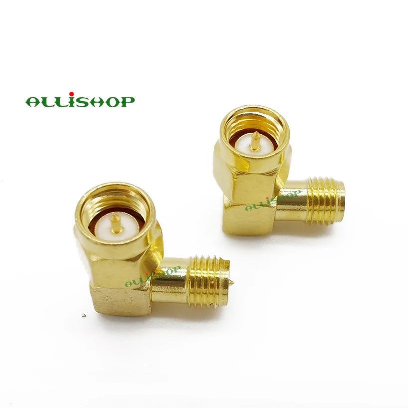 2 шт. разъем SMA папа RP мама 90 градусов|plug adapter connector|plug connectorsm plug |