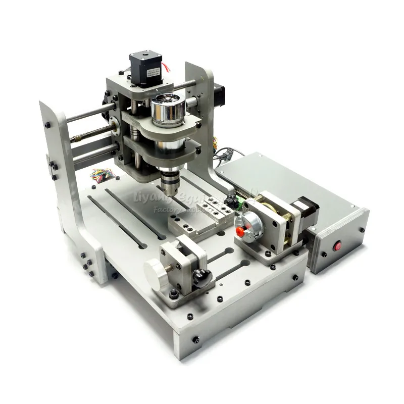 

China small 4axis diy cnc milling machine woodworking