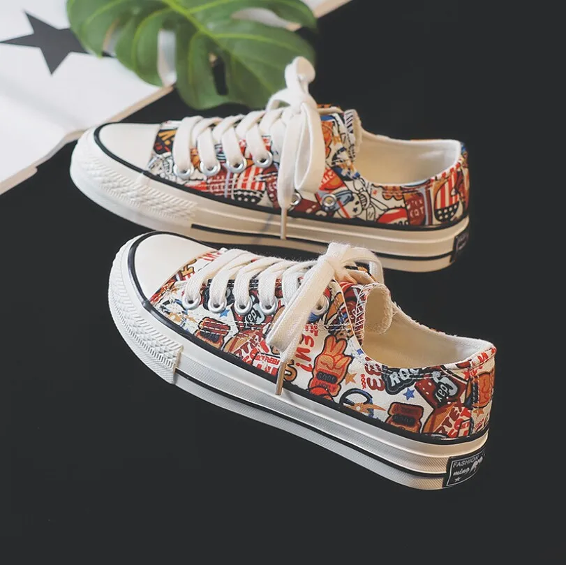 Оригинальная Вулканизированная обувь на плоской подошве Высококачественная