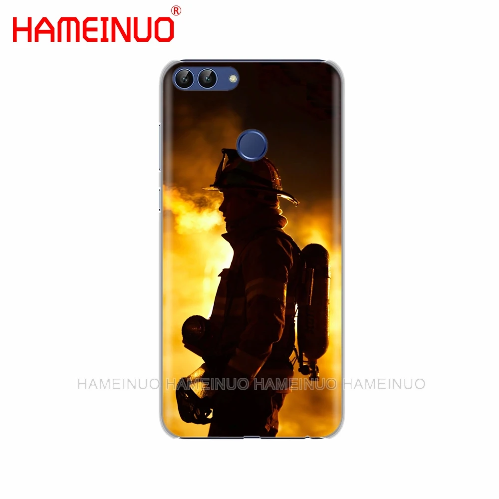 HAMEINUO пожарный герой Пожарный чехол для сотового телефона huawei Honor Y5 7C Y625 Y635 Y6 Y7 Y9 премьер-профессионал - Цвет: 42339