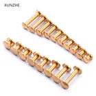 20 шт., заклепки с двумя плоскими головками, 4-15 мм