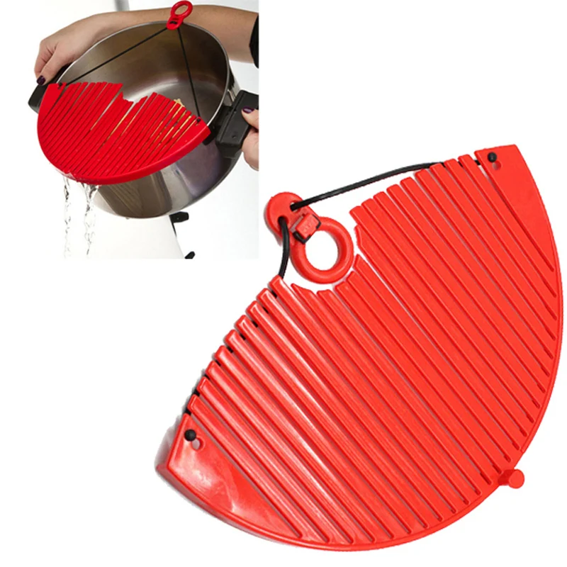 Многофункциональный сливной фильтр для кастрюль и сковородок улучшенное