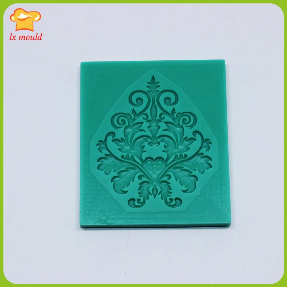 

LXYYMould Pace dry food-grade silicone mold silicone mold fondant cake Vintage Pattern