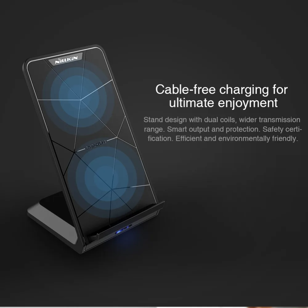 Беспроводная зарядка Nillkin Qi подставка для Xiaomi Redmi 4X 5 6 5A 6A быстрое беспроводное