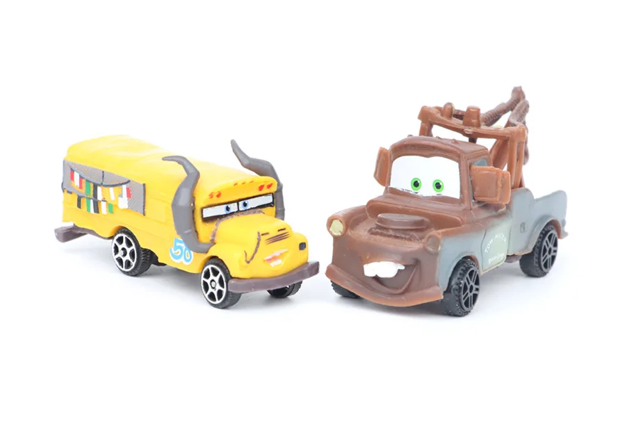 Disney Pixar Cars 3 Mini 6 шт./компл. 7 см ПВХ фигурка модель колесико Классическая молния Mcqueen