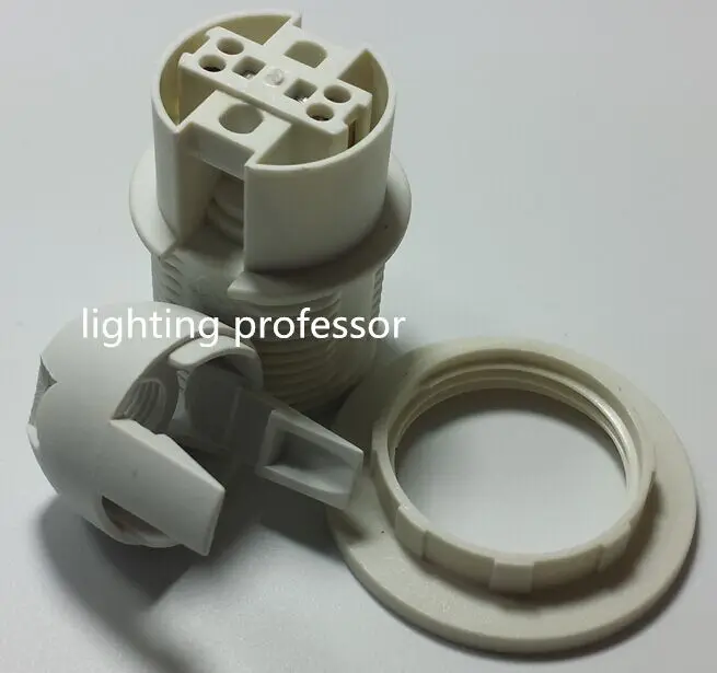 

10pcs a lot white LED light bulb Lamp base socket holder E14 Bulb Base Socket Lamp Holder Free Shipping