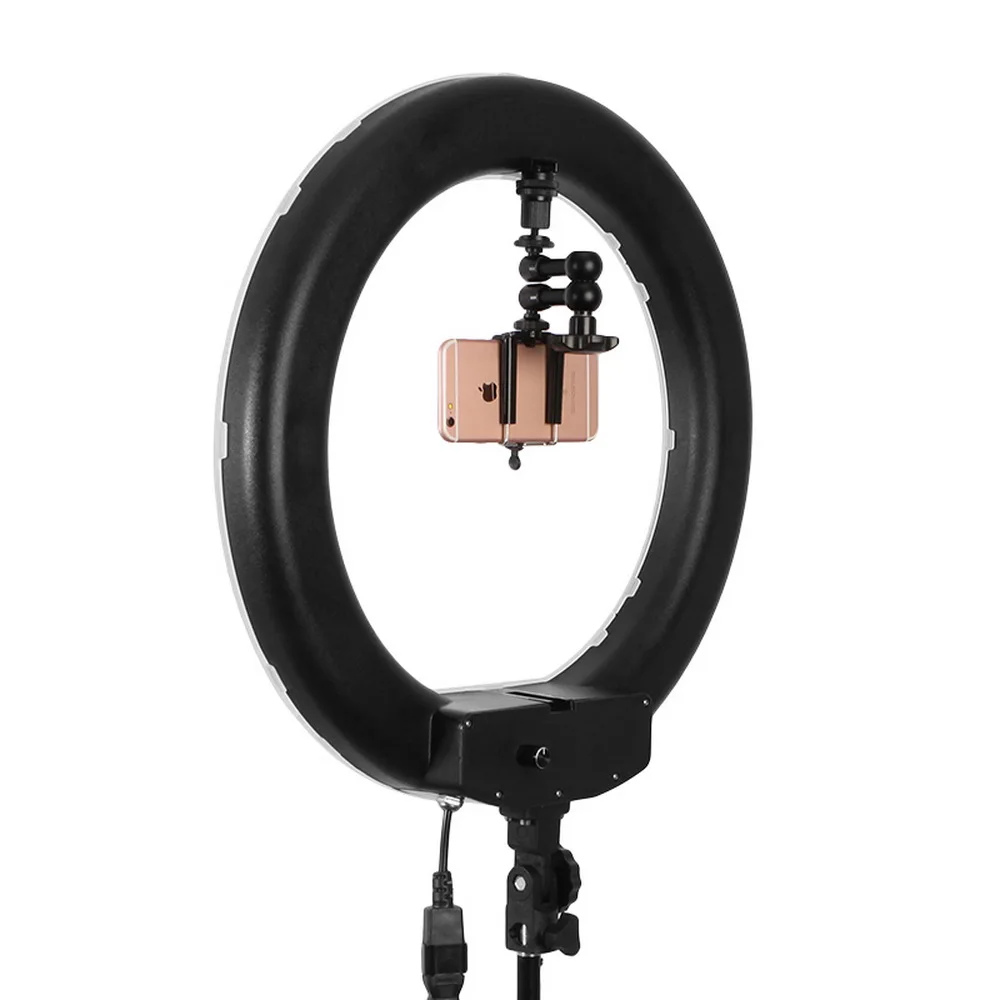 Светодиодная кольцевая лампа для фото и видеосъемки 18 дюймов 55 Вт 240 шт. 5500K с