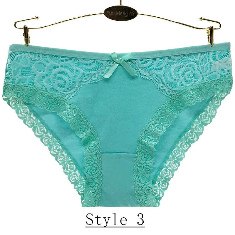 Style 3 1 шт., сексуальные женские трусики, соблазнительное нижнее белье с низкой талией, хлопковое нижнее белье, мягкие удобные модные красивые трусы - Цвет: Style 3