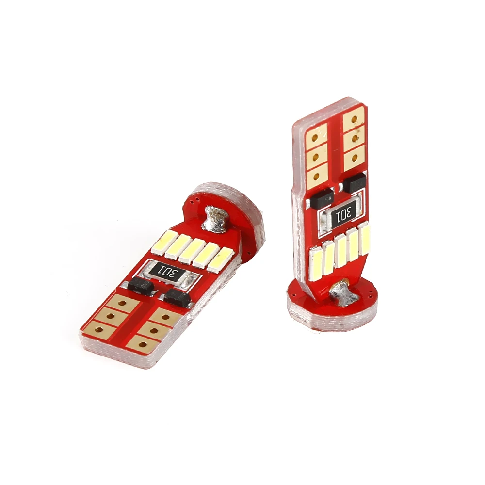 2 шт. T10 501 194 W5W светодиодный 4014 15 SMD светодиодный Canbus автомобилей светодиодные лампы светильник Canbus Светодиодная Лампочка без Obc Error