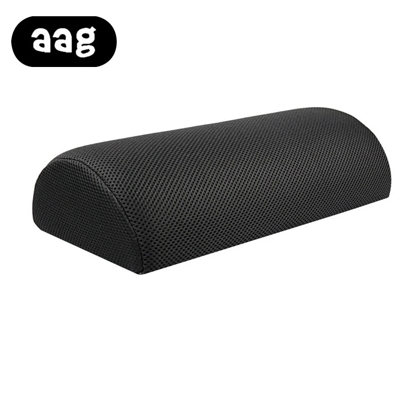 Подушка для ног AAG Cylinder Design офиса дома путешествий полета Нетканая черная