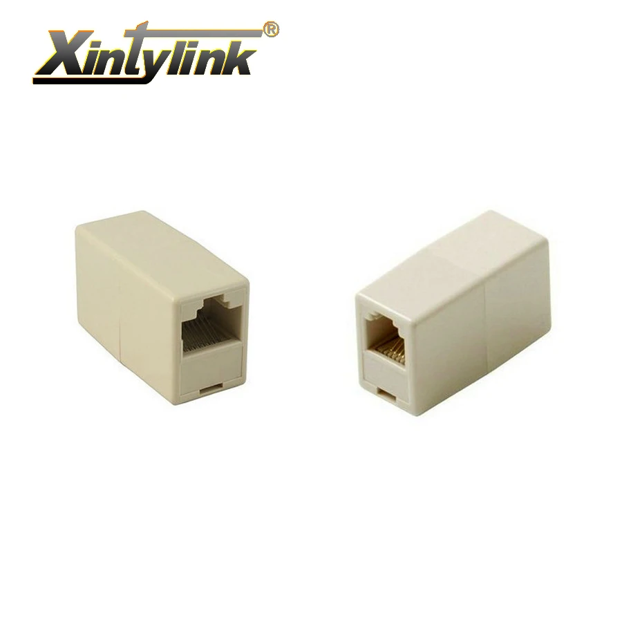 Разъем xintylink rj45 cat5 cat5e cat6 ethernet Кабель двойной адаптер модульный Удлинительный