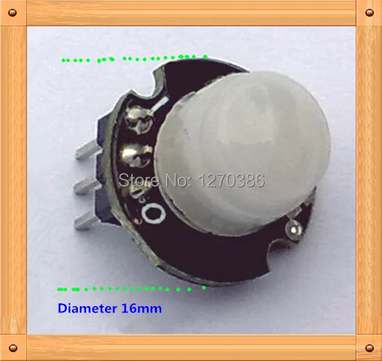 Бесплатная доставка!!! 5шт Миниатюрный модуль сенсора человеческого тела / Модули PIR ИК-пироэлектрический инфракрасный датчик-пробник.