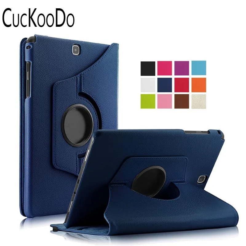 CucKooDo для Samsung Galaxy Tab A 8 0 Премиум веганская кожа 360 градусов Поворотная подставка