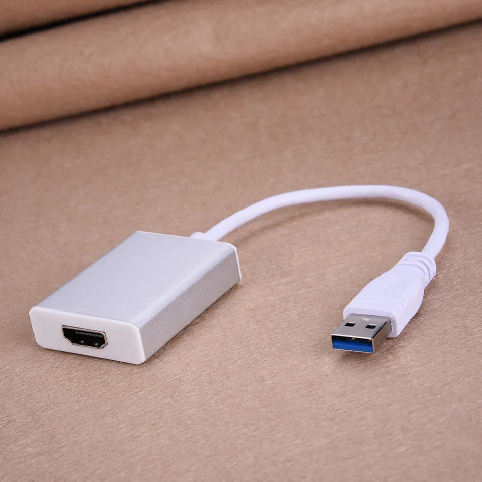 Универсальный портативный адаптер для видеокабеля USB 3 0 в HDMI HD 1080P конвертер ПК